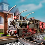 Дерев'яний 3D пазл Robotime Rolife Steam Journey TGS01. Изображение №2