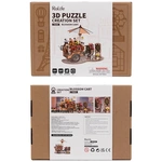 Дерев'яний 3D пазл Robotime Rolife Blossom Cart TGS03. Изображение №7