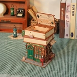 Конструктор 3D мини-домик Tonecheer Time Bookstore TQ187. Изображение №1 Конструктор 3D мини-домик Tonecheer Time Bookstore TQ187. Изображение №1