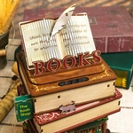 Конструктор 3D мини-домик Tonecheer Time Bookstore TQ187. Изображение №2 Конструктор 3D мини-домик Tonecheer Time Bookstore TQ187. Изображение №2