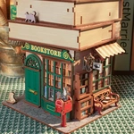 Конструктор 3D мини-домик Tonecheer Time Bookstore TQ187. Изображение №3 Конструктор 3D мини-домик Tonecheer Time Bookstore TQ187. Изображение №3