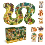 Пазл DodoToys Кто живет в лесу. Изображение №1