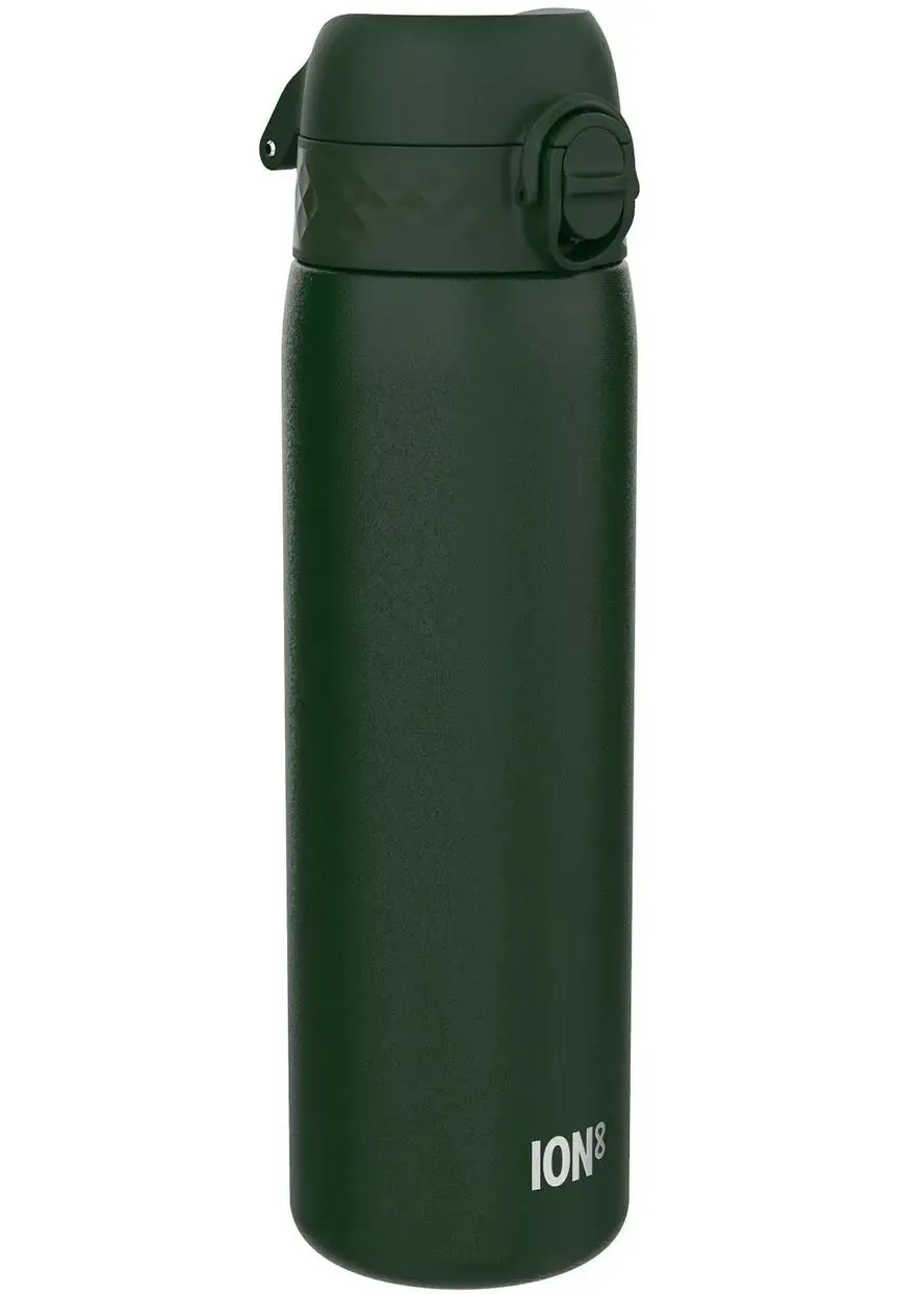 Пляшка для води металева ION8 Stainless Steel Dark Green 600 мл Пляшка для води металева ION8 Stainless Steel Dark Green 600 мл
