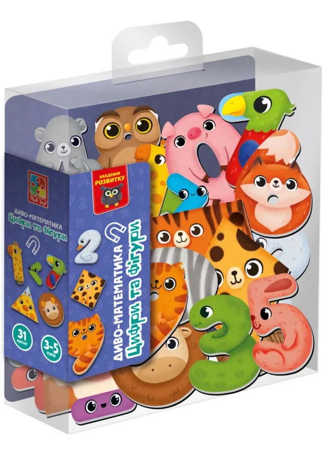 Игра развивающая магнитная Vladi Toys Диво-математика Цифры и фигуры VT5411-19 Игра развивающая магнитная Vladi Toys Диво-математика Цифры и фигуры VT5411-19