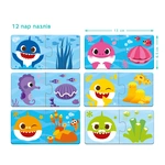 Пазл Dodo Baby Shark З'єднай кольори 200586. Зображення №4 Пазл Dodo Baby Shark З'єднай кольори 200586. Зображення №4