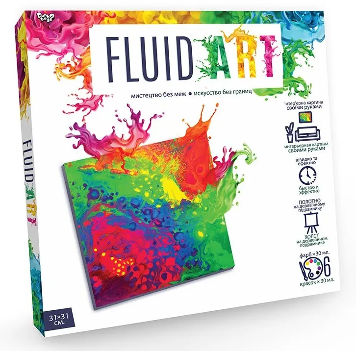 Набор креативного творчества Fluid ART (05) FA-01-05 Набор креативного творчества Fluid ART (05) FA-01-05