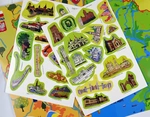 Обучающая игра с многоразовыми наклейками Достопримечательности Украины. Изображение №4