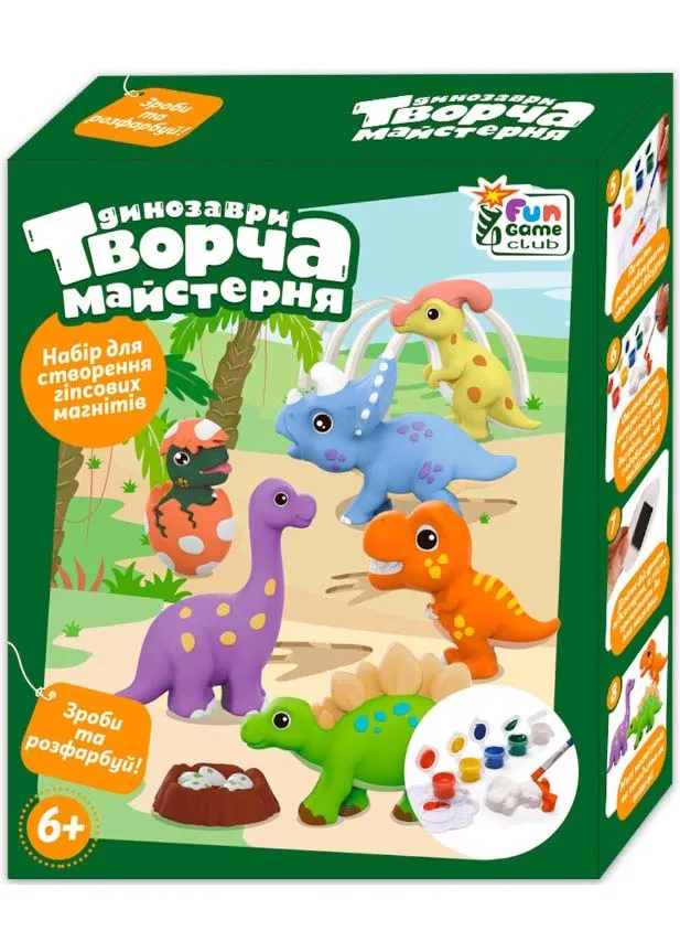 Гра FunGame Творча майстерня Динозаври (42965) Гра FunGame Творча майстерня Динозаври (42965)