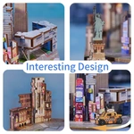 Конструктор 3D міні-будинок  Tonecheer  New York  TQ067. Изображение №3