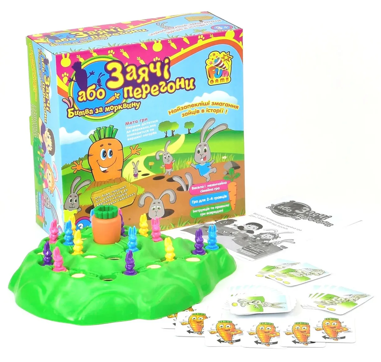 Игра Заячьи Гонки 7229 FUN GAME в коробке Игра Заячьи Гонки 7229 FUN GAME в коробке