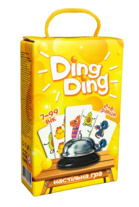 Настільна гра Strateg Ding ding 30324 (українська) Настільна гра Strateg Ding ding 30324 (українська)