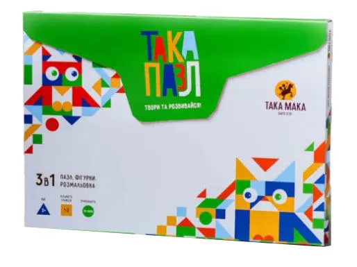 Такой Пазл 3 в 1 Курочка Такой Пазл 3 в 1 Курочка
