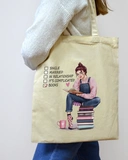 Екошопер BookOpt BK4068 BOOKS бежевый. Изображение №2