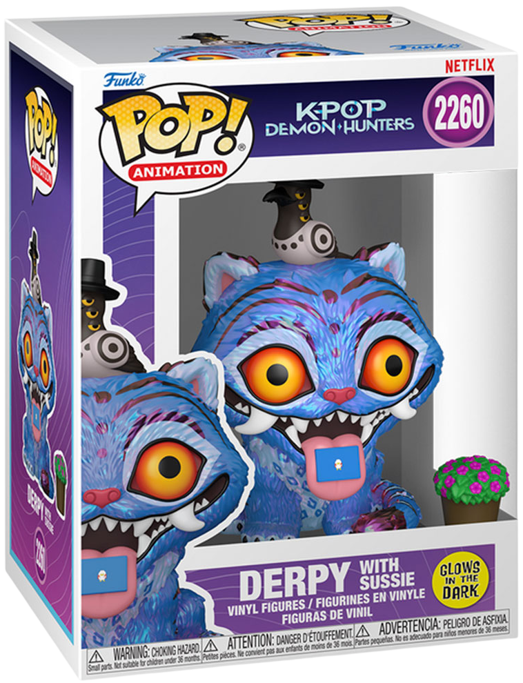 Фігурка Funko Pop K-Pop Demon hunters Тигр із Сорокою та квітка GW Фігурка Funko Pop K-Pop Demon hunters Тигр із Сорокою та квітка GW