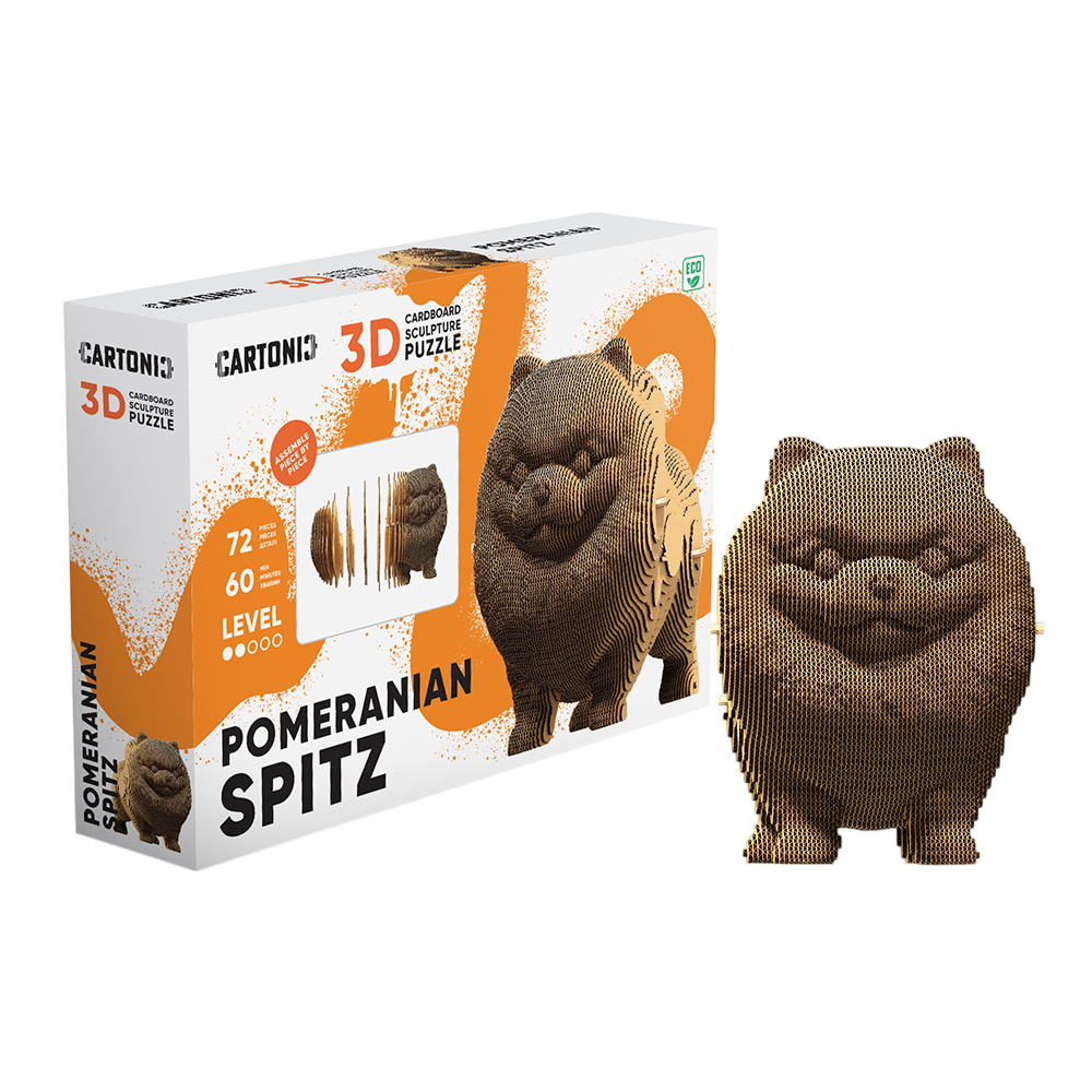 Картонний конструктор «Cartonic 3D Puzzle Pomeranian spitz» Картонний конструктор «Cartonic 3D Puzzle Pomeranian spitz»