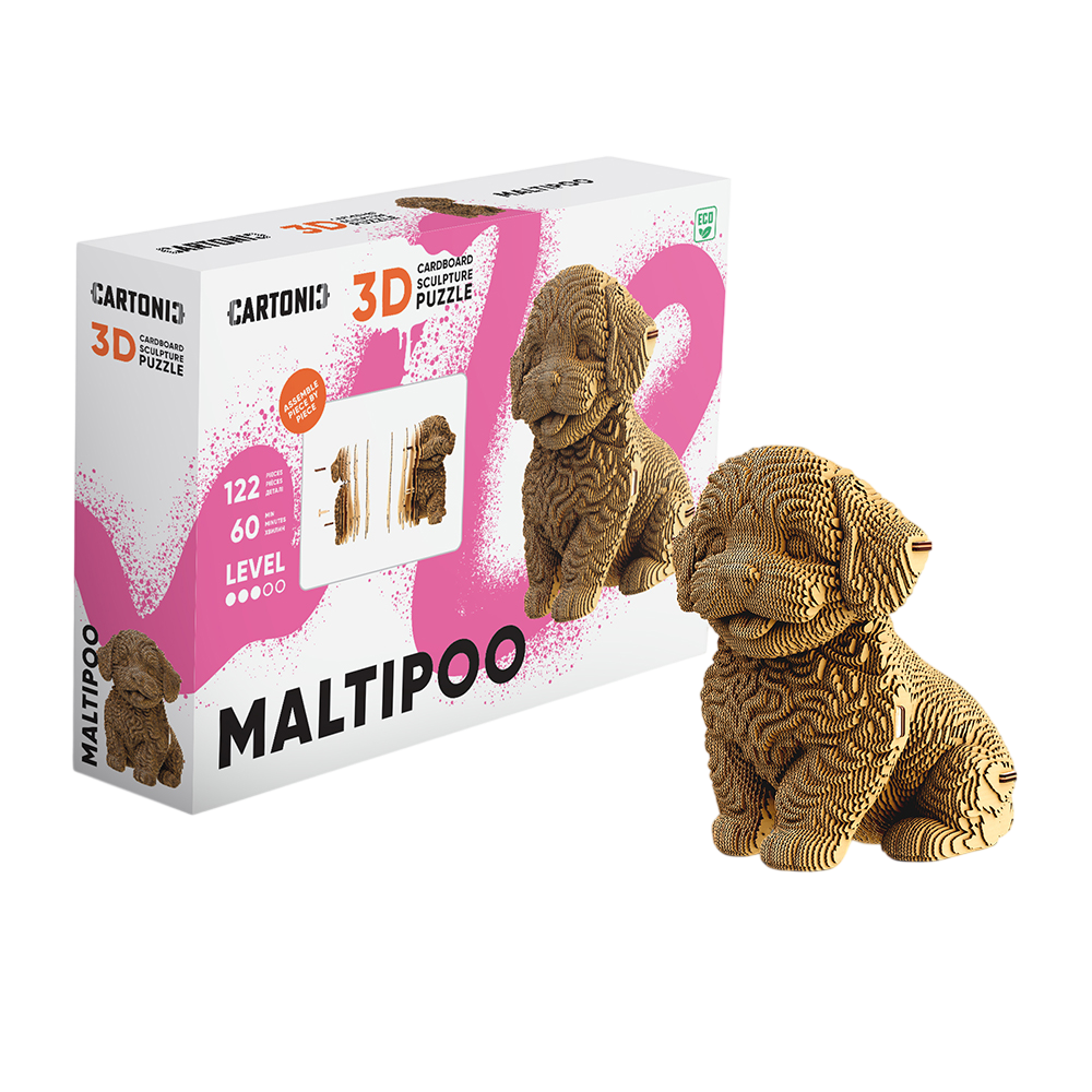 Картонний конструктор «Cartonic 3D Puzzle MALTIPOO» Картонний конструктор «Cartonic 3D Puzzle MALTIPOO»