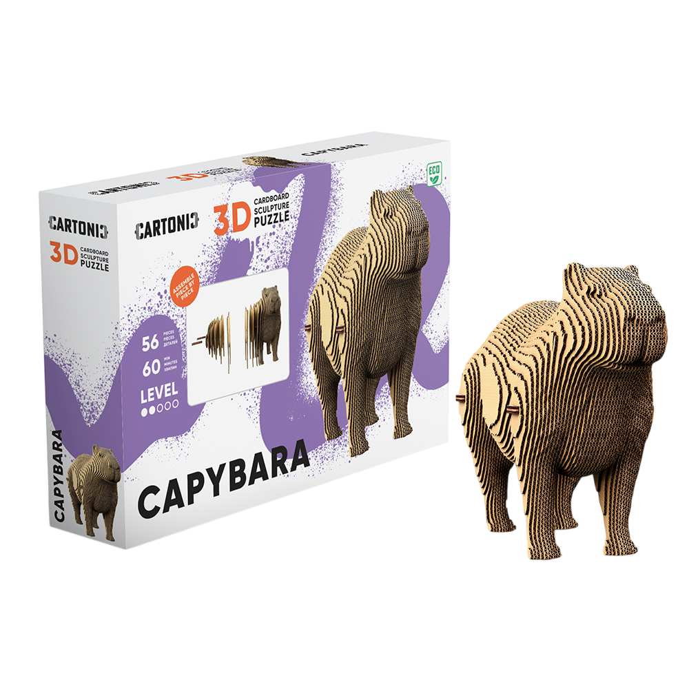 Картонний конструктор «Cartonic 3D Puzzle CAPYBARA» Картонний конструктор «Cartonic 3D Puzzle CAPYBARA»