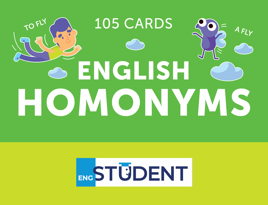 Карточки английских слов - English Homonyms 105 карточек Карточки английских слов - English Homonyms 105 карточек