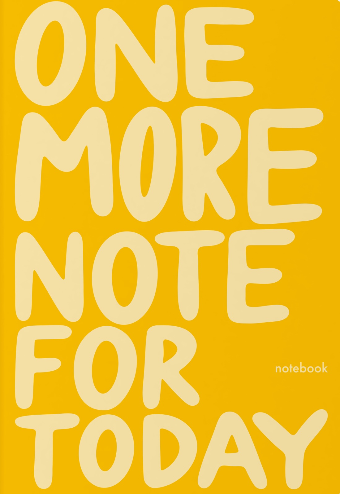 Блокнот «One more note» Блокнот «One more note»