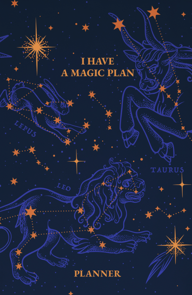 Блокнот для планування «I HAVE A MAGIC PLAN mini» синій Блокнот для планування «I HAVE A MAGIC PLAN mini» синій