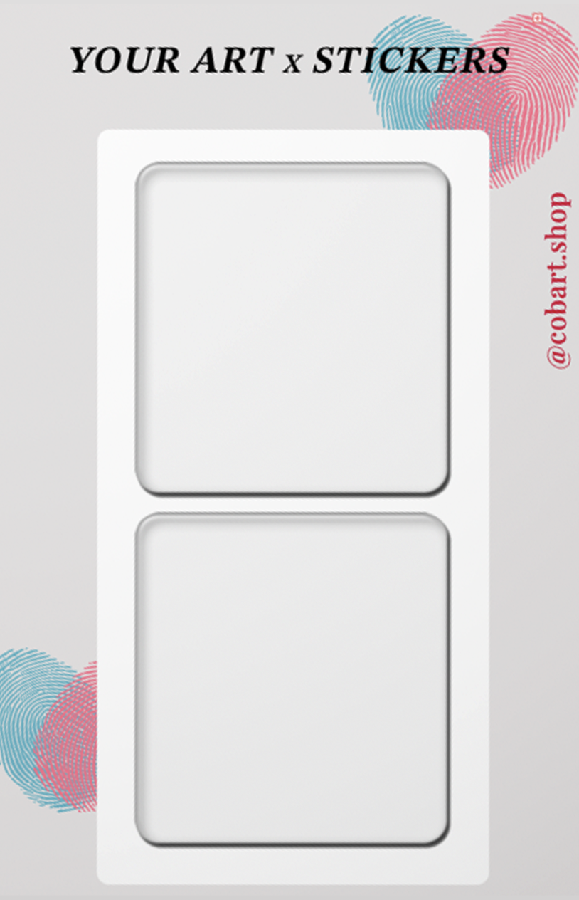 Обʼємні парні стікери «Your art х stickers» Обʼємні парні стікери «Your art х stickers»