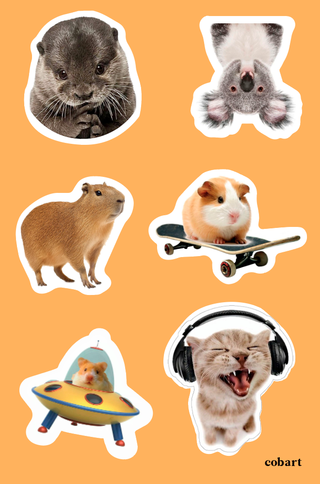 Стікерпак 3Д «Animals» Стікерпак 3Д «Animals»