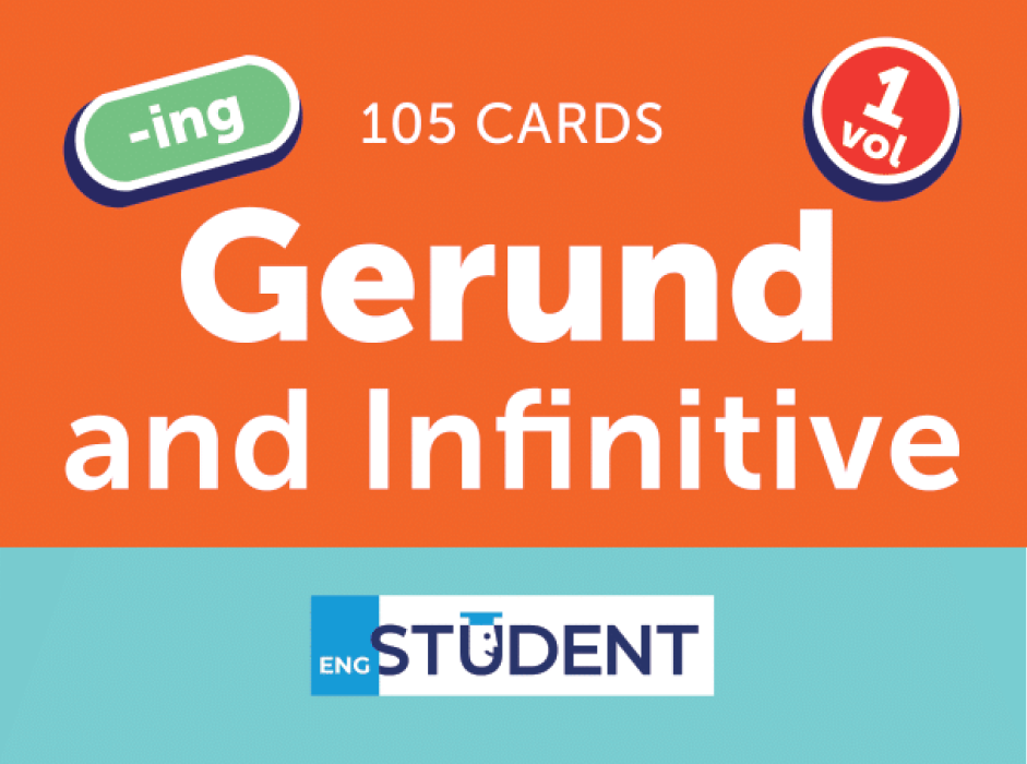 Картки для вивчення - GERUND AND INFINITIVE VOL.1 Картки для вивчення - GERUND AND INFINITIVE VOL.1