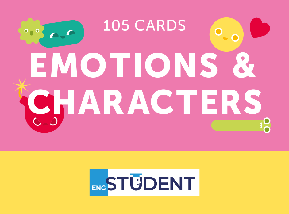 Картки для вивчення - Emotions & characters Картки для вивчення - Emotions & characters