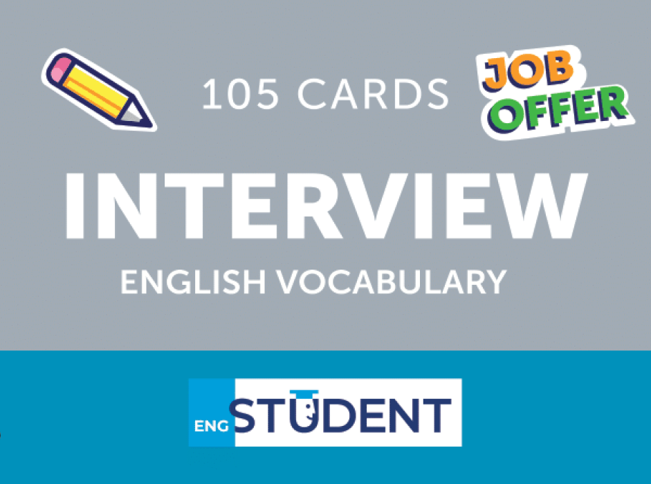 Картки для вивчення - Interview English Vocabulary Картки для вивчення - Interview English Vocabulary