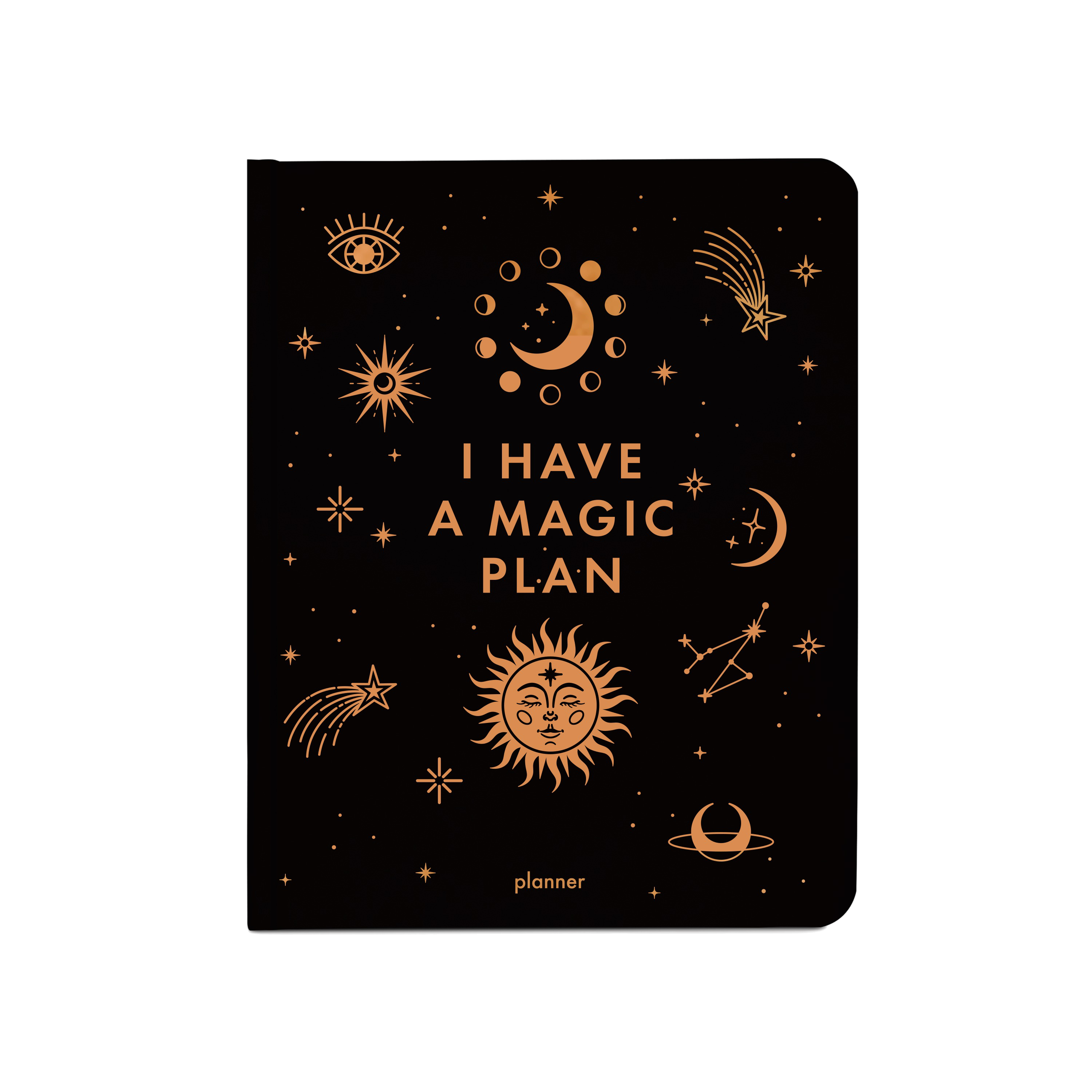 Блокнот для планування "I have MAGIC plan" чорний Блокнот для планування "I have MAGIC plan" чорний
