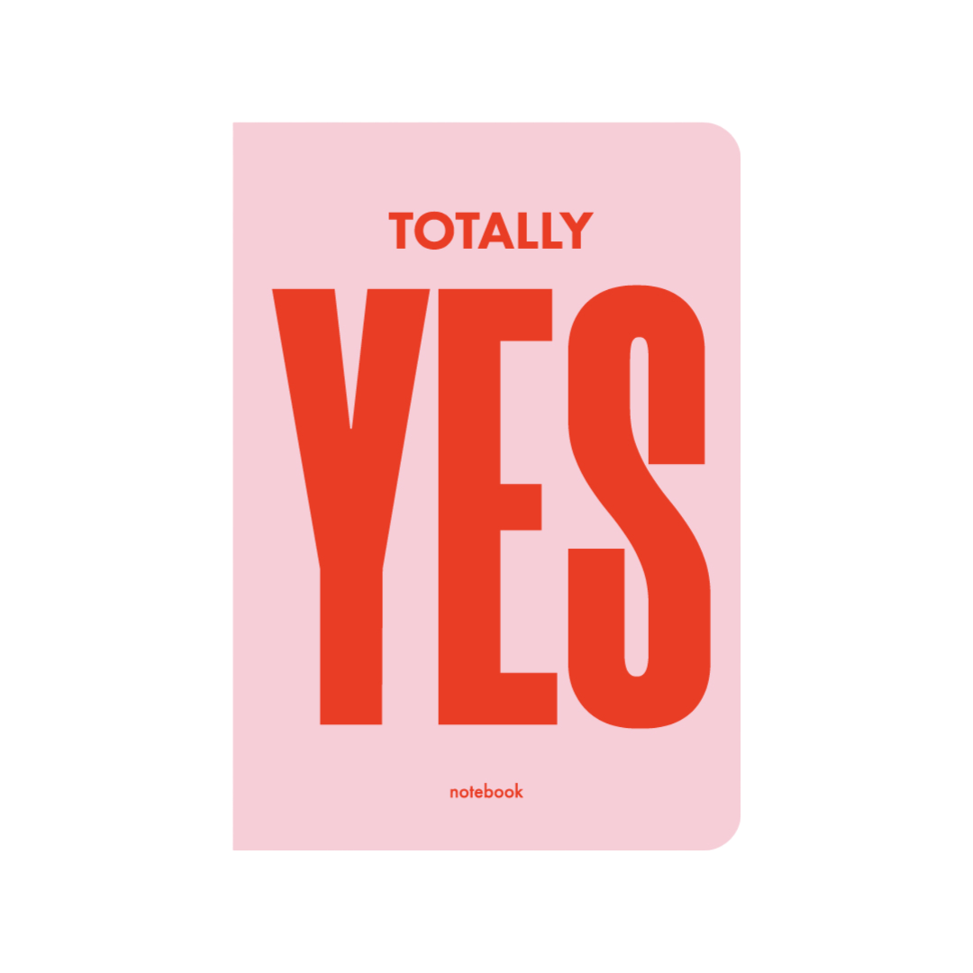 Блокнот "Totally YES" рожевий Блокнот "Totally YES" рожевий