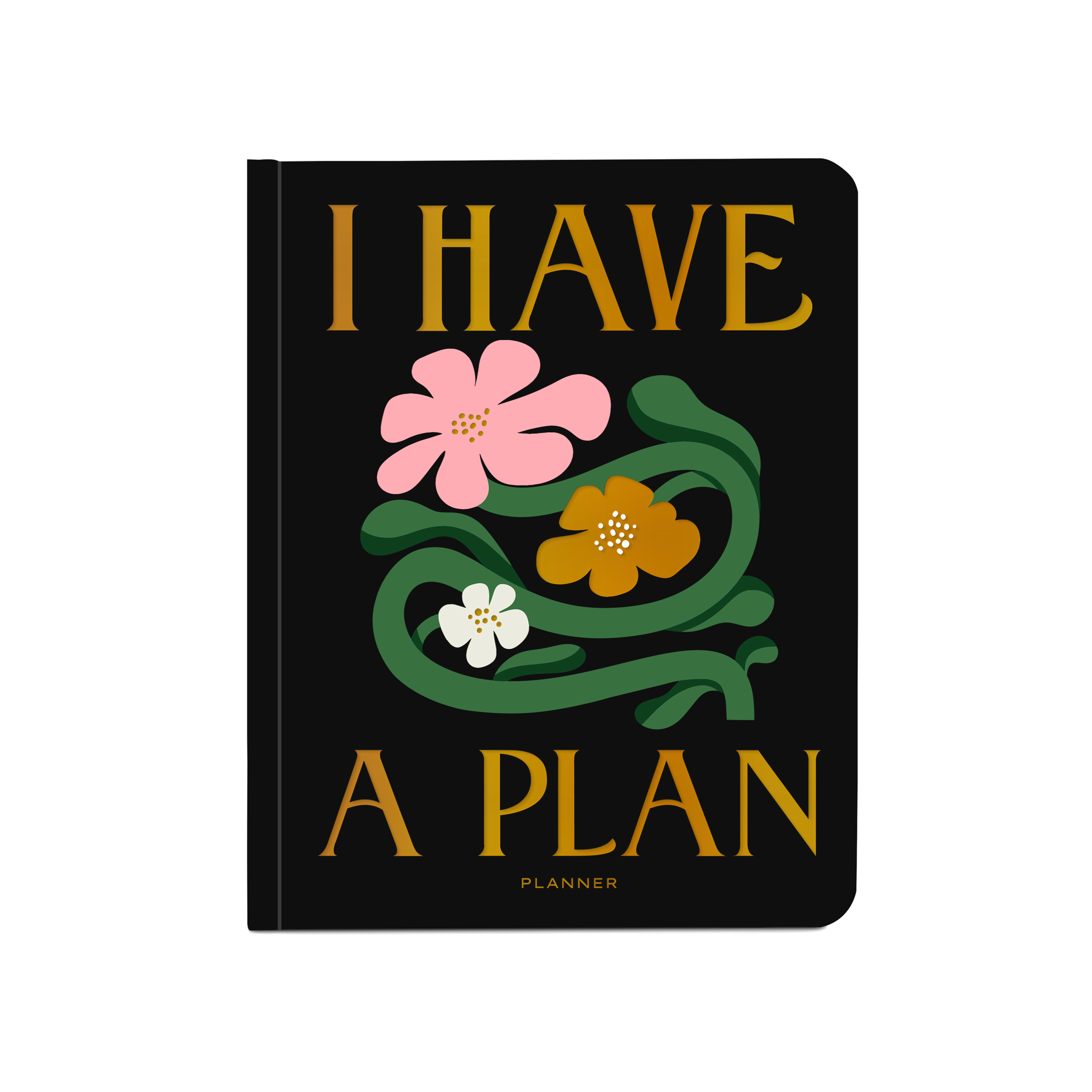 Блокнот для планування "I HAVE A PLAN" квіткова абстракція Блокнот для планування "I HAVE A PLAN" квіткова абстракція