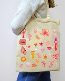Экошопер BookOpt BK4104 Beach Vibes бежевый. Изображение №2