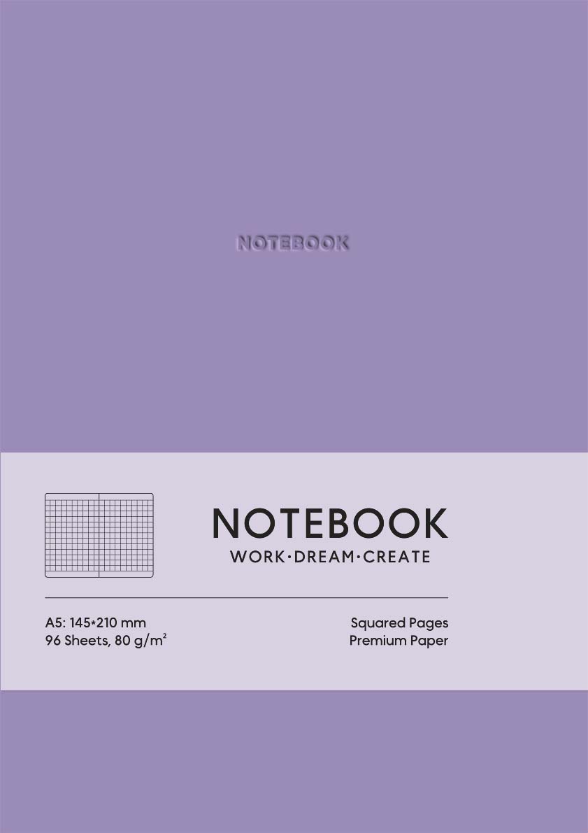 Блокнот «Notebook» в клетку (фиолетовый) Блокнот «Notebook» в клетку (фиолетовый)