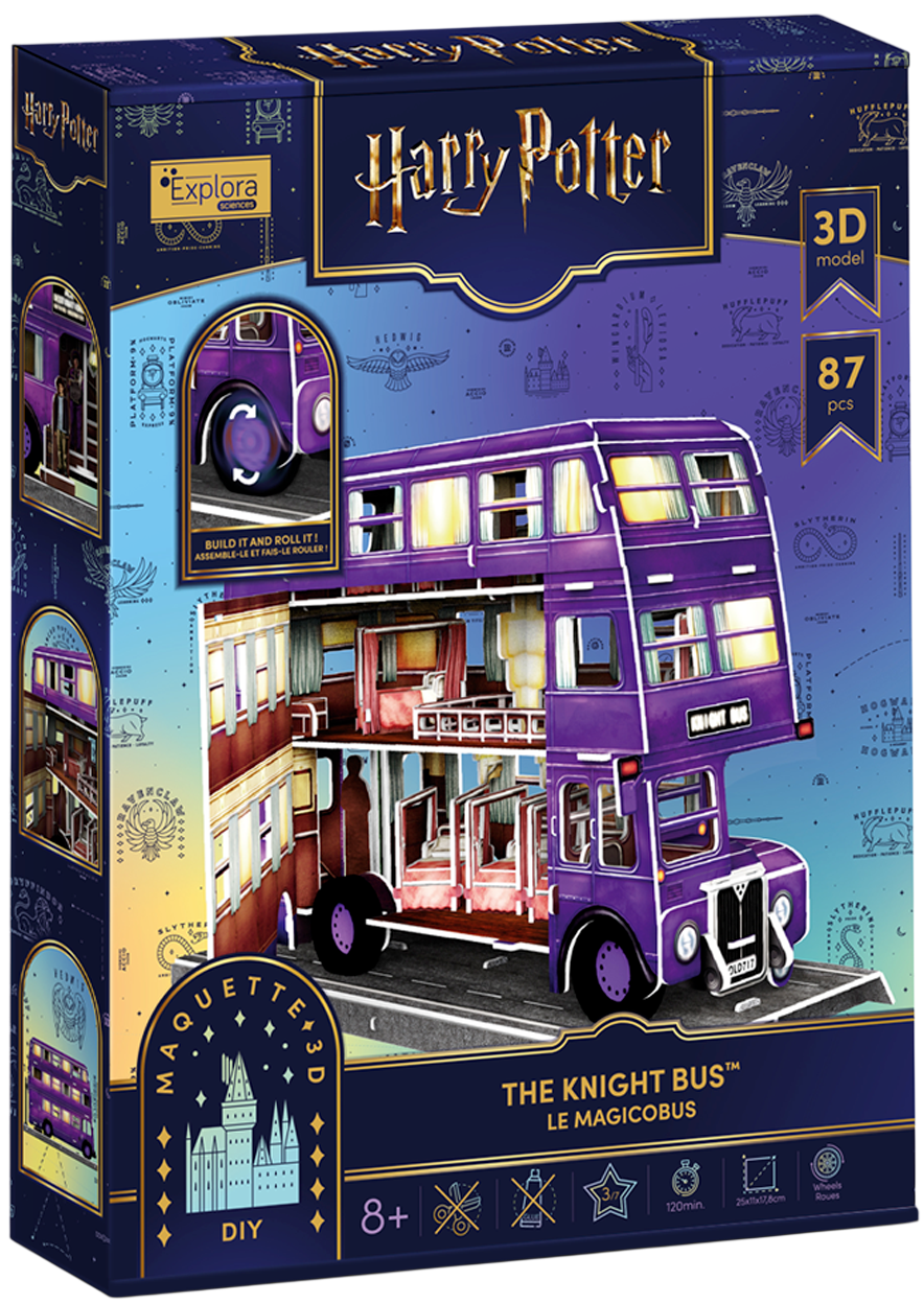 Трёхмерная головоломка-конструктор Explora серии Гарри Поттер — Рыцарский автобус Трёхмерная головоломка-конструктор Explora серии Гарри Поттер — Рыцарский автобус