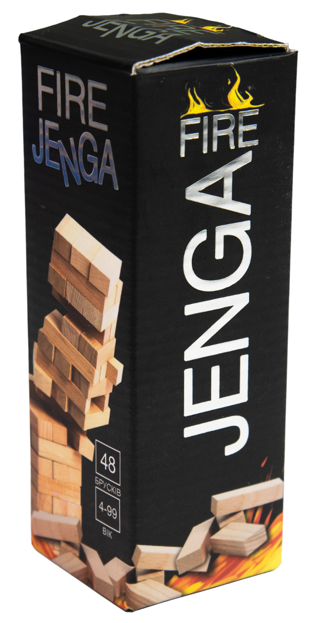 Настольная игра «Fire Jenga 48 брусков» Настольная игра «Fire Jenga 48 брусков»