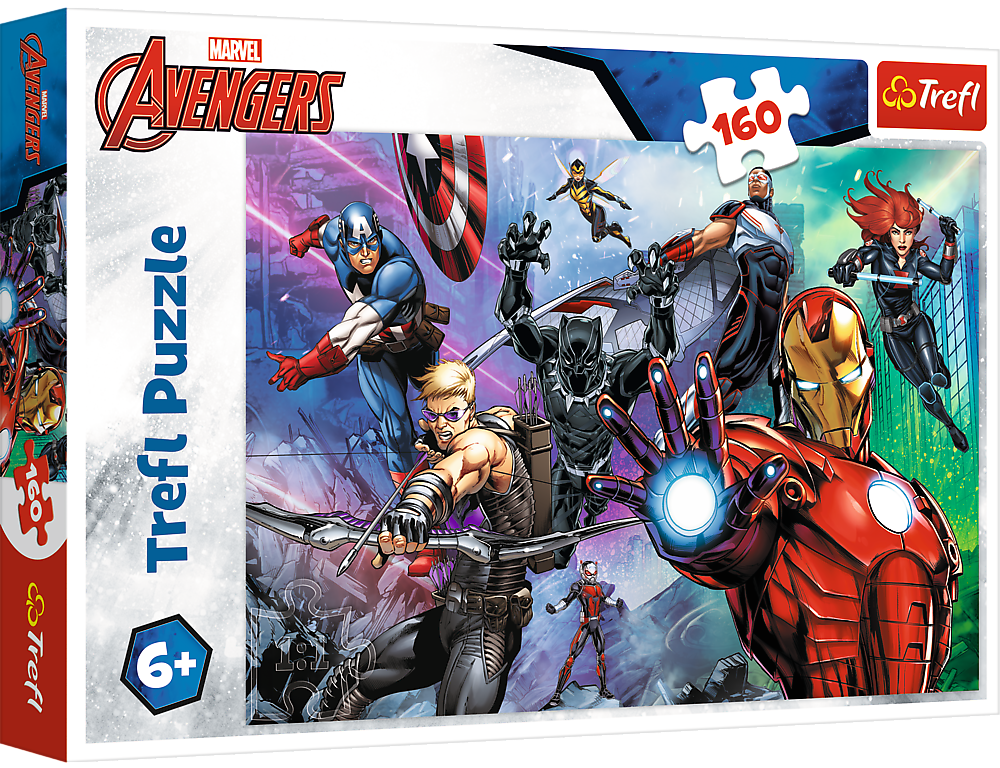 Пазл Trefl The Avengers Герої завжди готові 160 елементів Пазл Trefl The Avengers Герої завжди готові 160 елементів