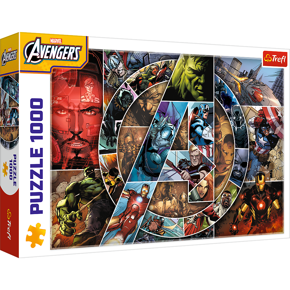Пазл Trefl Marvel Heroes Месники 1000 елементів Пазл Trefl Marvel Heroes Месники 1000 елементів