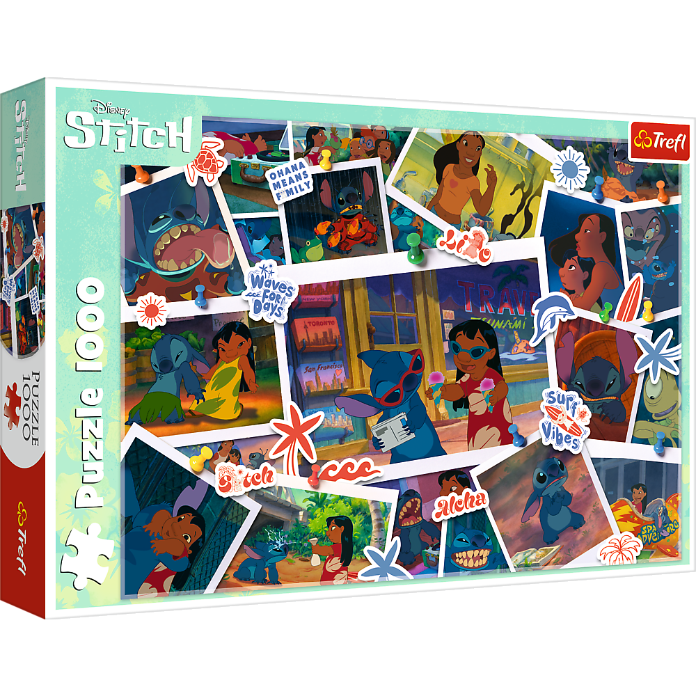 Пазл Trefl Stitch Солодкі спогади 1000 елементів Пазл Trefl Stitch Солодкі спогади 1000 елементів