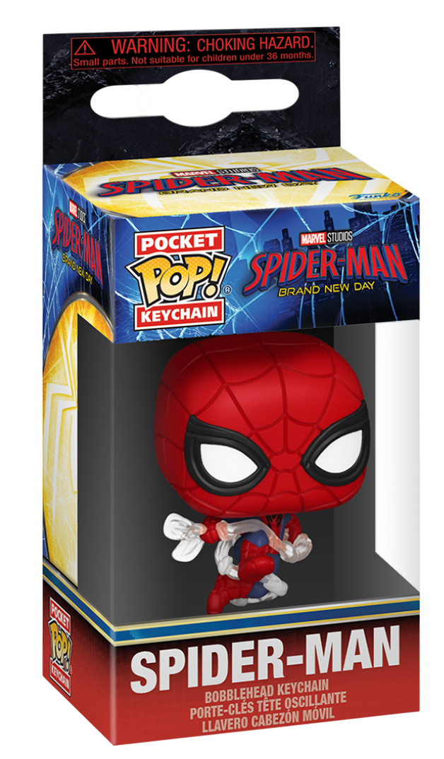 Брелок Funko Pop Marvel Людина-павук Абсолютно новий день Брелок Funko Pop Marvel Людина-павук Абсолютно новий день