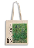 Екошопер BookOpt BK4114 Van Gogh Iris, бежевий. Изображение №1