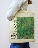 Екошопер BookOpt BK4114 Van Gogh Iris, бежевий. Изображение №2