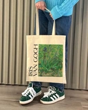 Екошопер BookOpt BK4114 Van Gogh Iris, бежевий. Изображение №3