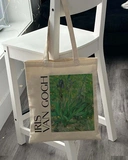 Екошопер BookOpt BK4114 Van Gogh Iris, бежевий. Изображение №6