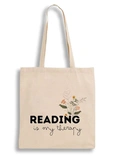 Екошопер BookOpt BK4116 READING is my therapy, бежевий. Зображення №1 Екошопер BookOpt BK4116 READING is my therapy, бежевий. Зображення №1