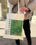 Екошопер BookOpt BK4114 Van Gogh Iris, бежевий. Изображение №9