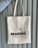 Екошопер BookOpt BK4116 READING is my therapy, бежевий. Зображення №5 Екошопер BookOpt BK4116 READING is my therapy, бежевий. Зображення №5