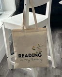 Екошопер BookOpt BK4116 READING is my therapy, бежевий. Зображення №6 Екошопер BookOpt BK4116 READING is my therapy, бежевий. Зображення №6