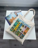 Екошопер BookOpt ВК4118 Книжкова вуличка, бежевий. Зображення №8 Екошопер BookOpt ВК4118 Книжкова вуличка, бежевий. Зображення №8
