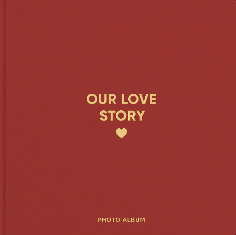 Фотоальбом «Our love story» красный Фотоальбом «Our love story» красный